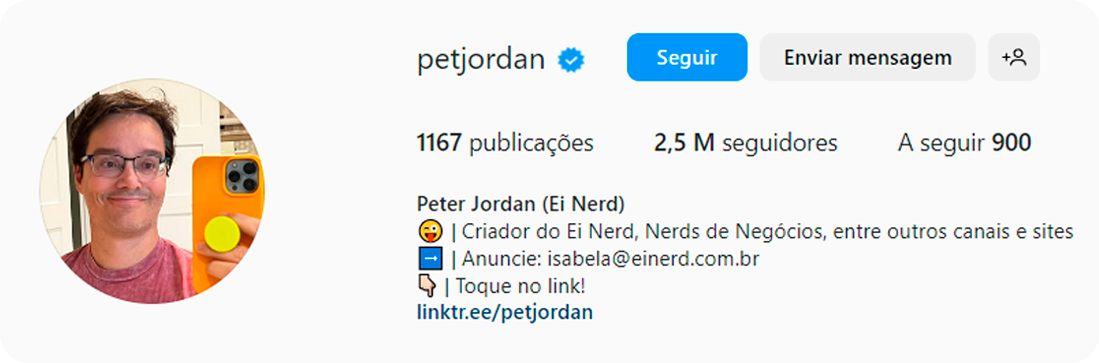 Instagram Peter Jordan