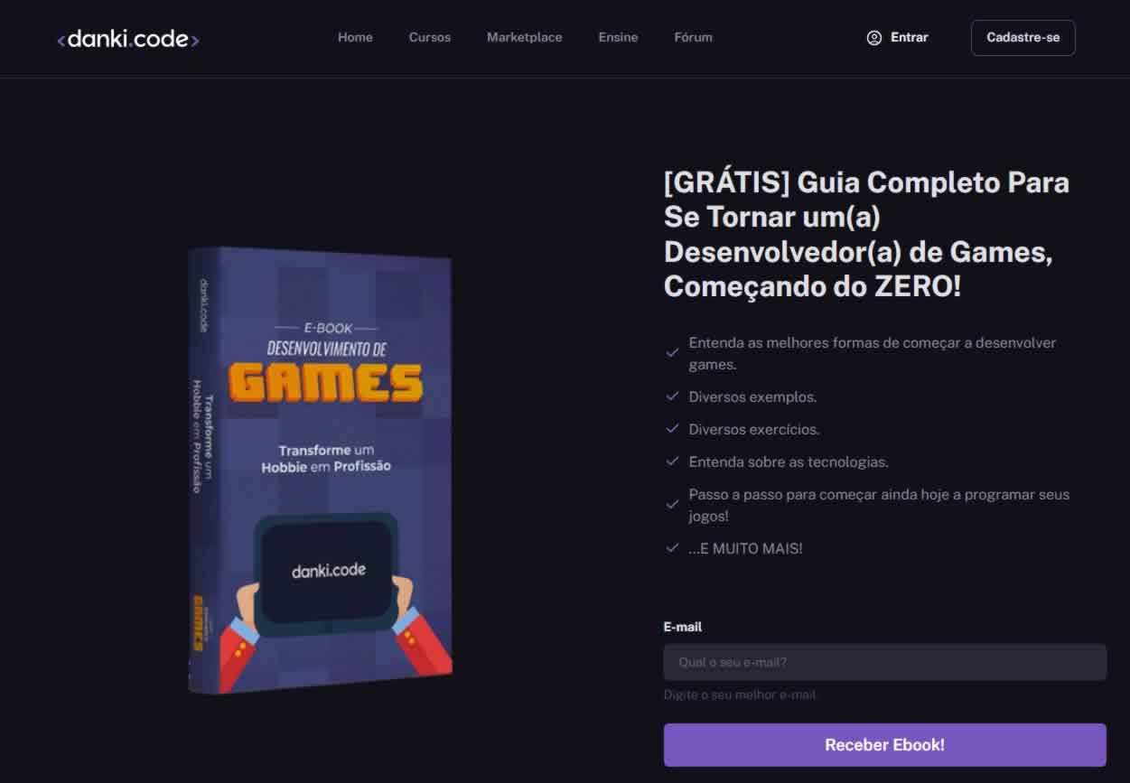 Danki Code  Curso Desenvolvimento de Games Completo